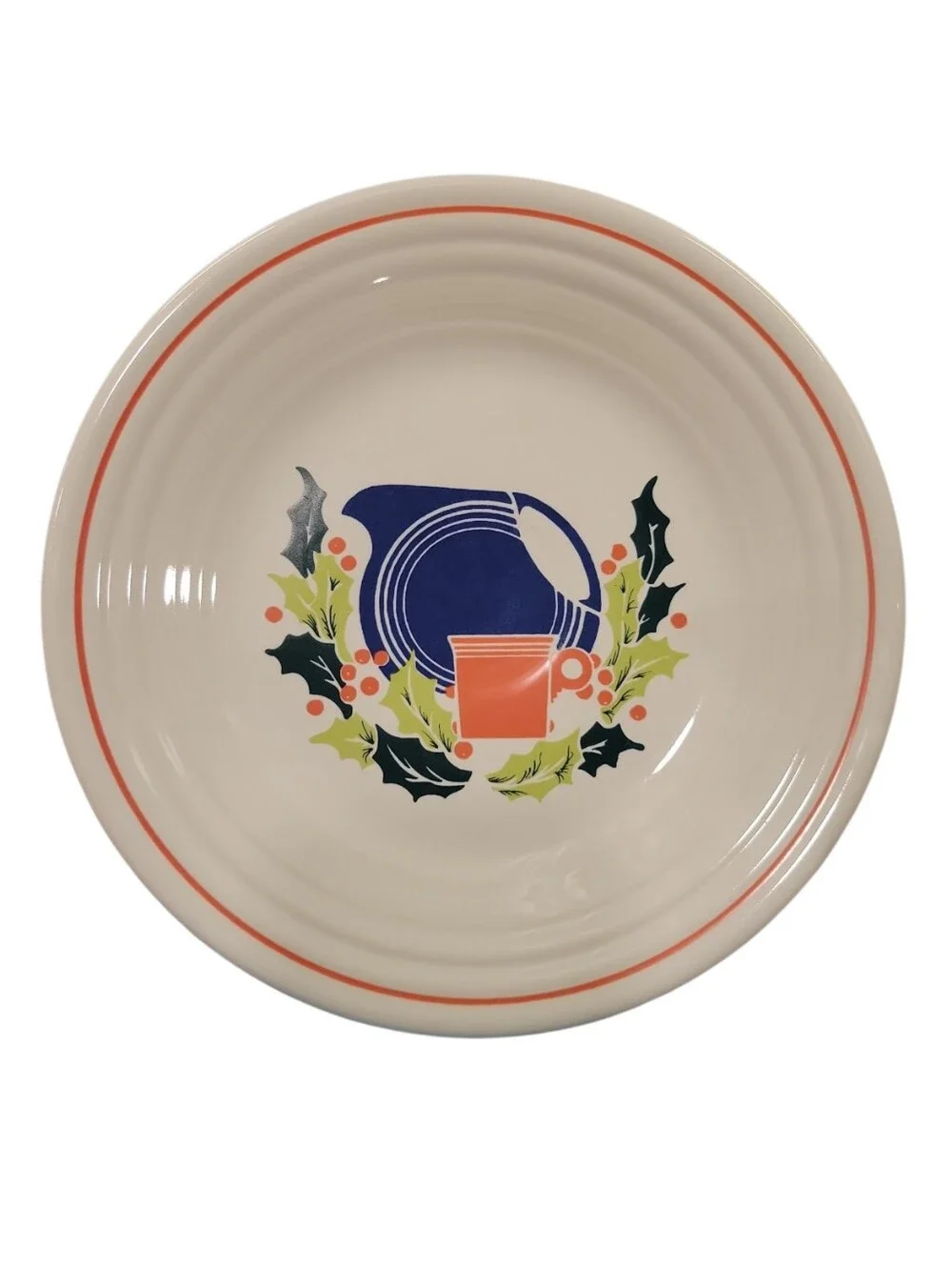 Fiesta Federated Stores 1998 Holiday Plate NWT Christmas Luncheon Plate Rare